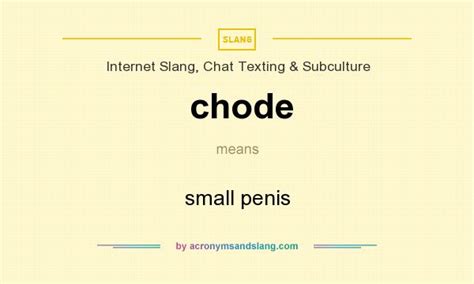 what is a chode|CHODE Definition & Meaning 